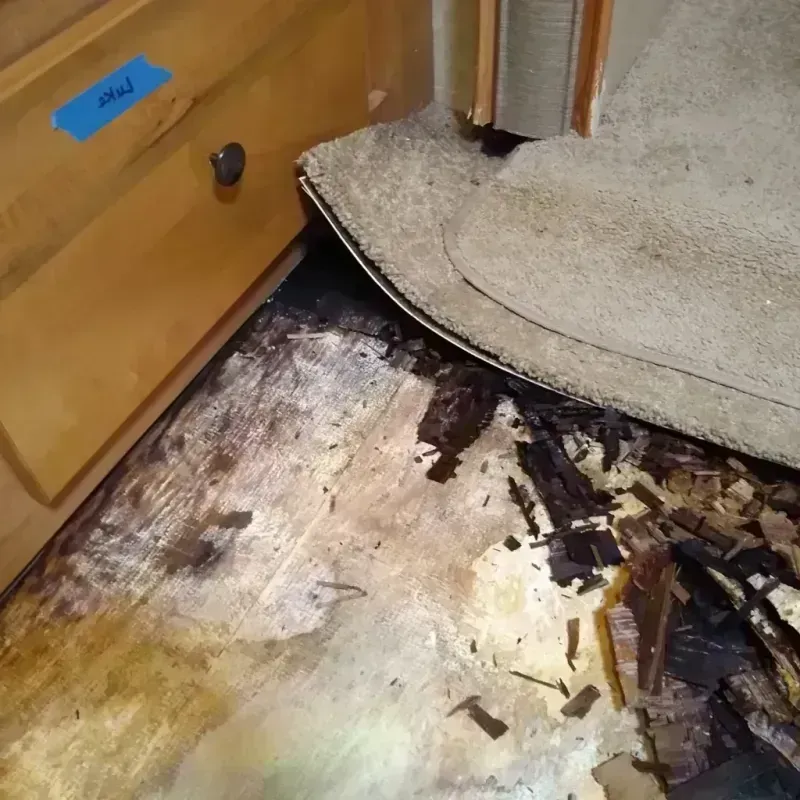 Wood Floor Water Damage in Bayville, NJ